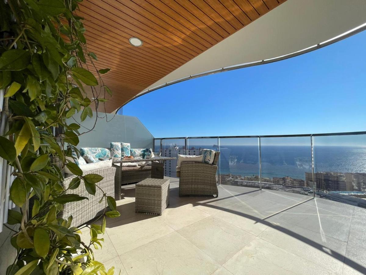 Sunset Waves Benidorm Julieta Vistas Al Mar Premium 200 Mt2 Con Jacuzzi En Terraza Διαμέρισμα Εξωτερικό φωτογραφία