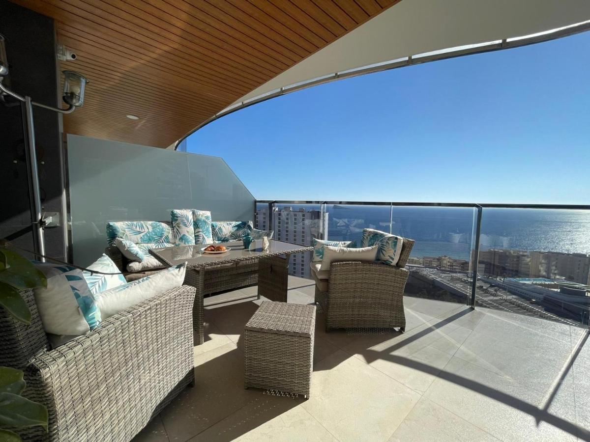 Sunset Waves Benidorm Julieta Vistas Al Mar Premium 200 Mt2 Con Jacuzzi En Terraza Διαμέρισμα Εξωτερικό φωτογραφία