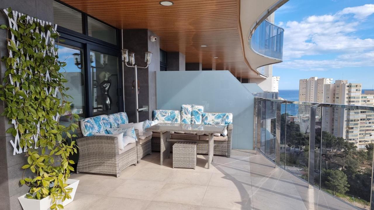 Sunset Waves Benidorm Julieta Vistas Al Mar Premium 200 Mt2 Con Jacuzzi En Terraza Διαμέρισμα Εξωτερικό φωτογραφία