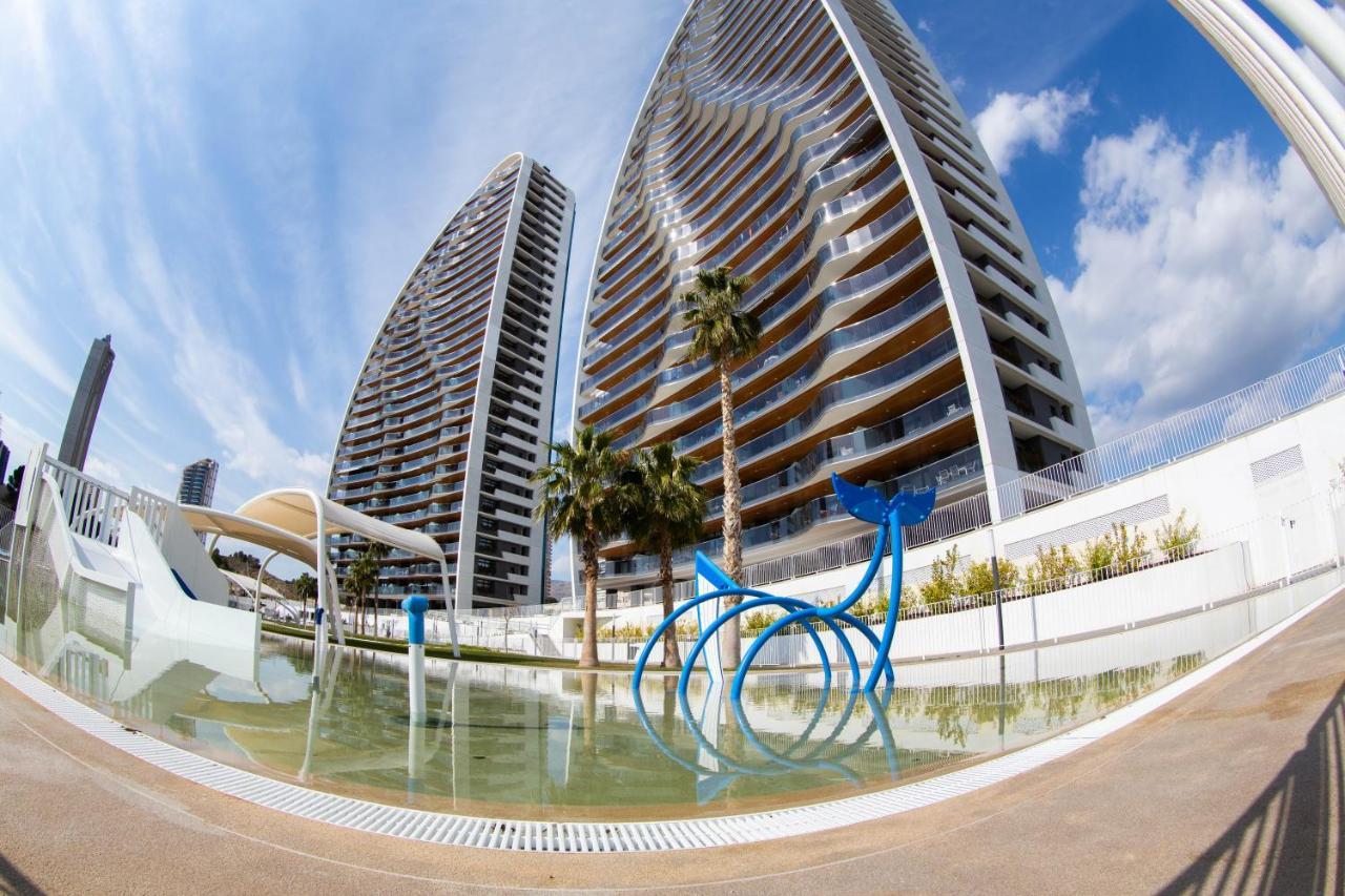 Sunset Waves Benidorm Julieta Vistas Al Mar Premium 200 Mt2 Con Jacuzzi En Terraza Διαμέρισμα Εξωτερικό φωτογραφία