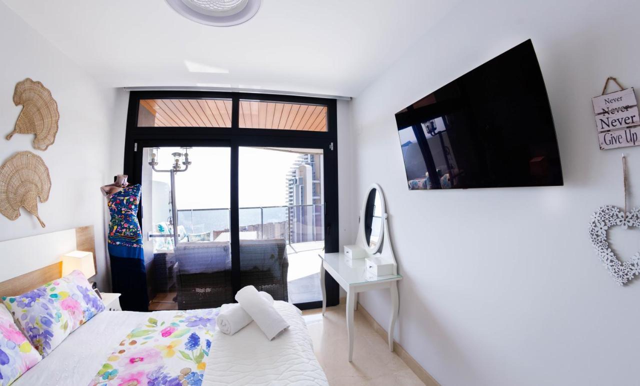 Sunset Waves Benidorm Julieta Vistas Al Mar Premium 200 Mt2 Con Jacuzzi En Terraza Διαμέρισμα Εξωτερικό φωτογραφία