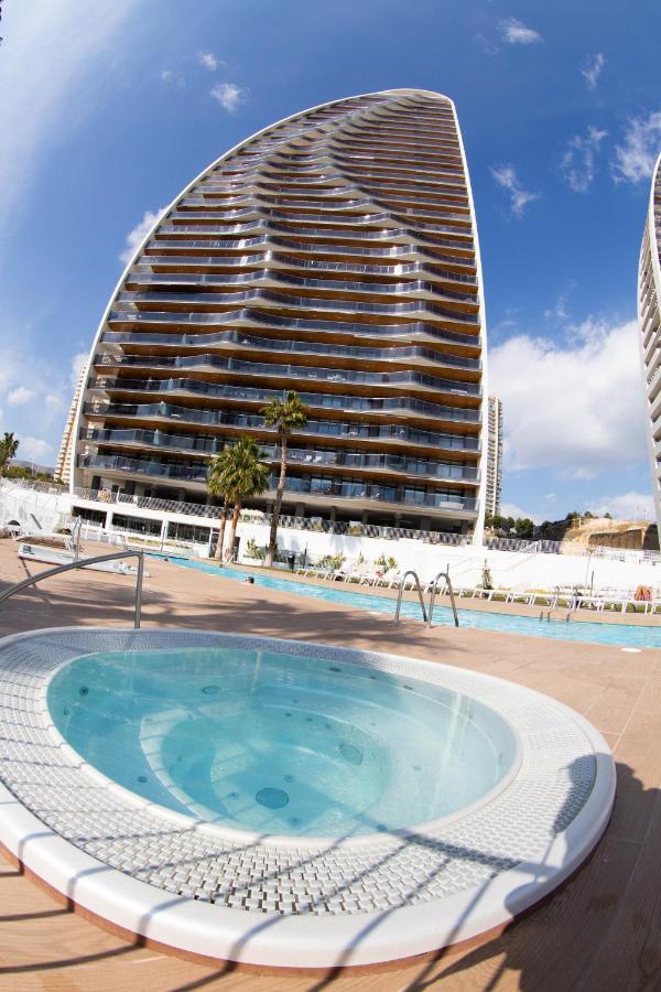 Sunset Waves Benidorm Julieta Vistas Al Mar Premium 200 Mt2 Con Jacuzzi En Terraza Διαμέρισμα Εξωτερικό φωτογραφία