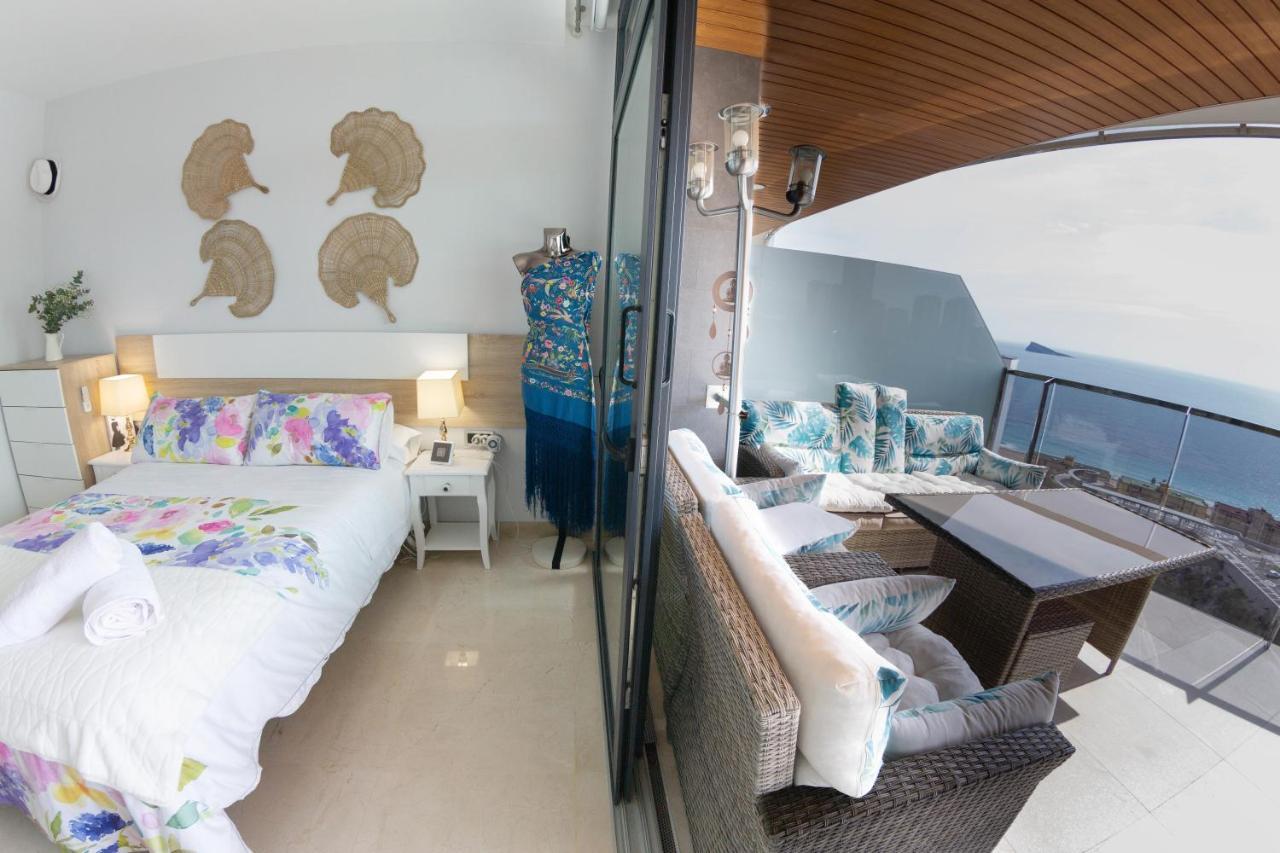 Sunset Waves Benidorm Julieta Vistas Al Mar Premium 200 Mt2 Con Jacuzzi En Terraza Διαμέρισμα Εξωτερικό φωτογραφία