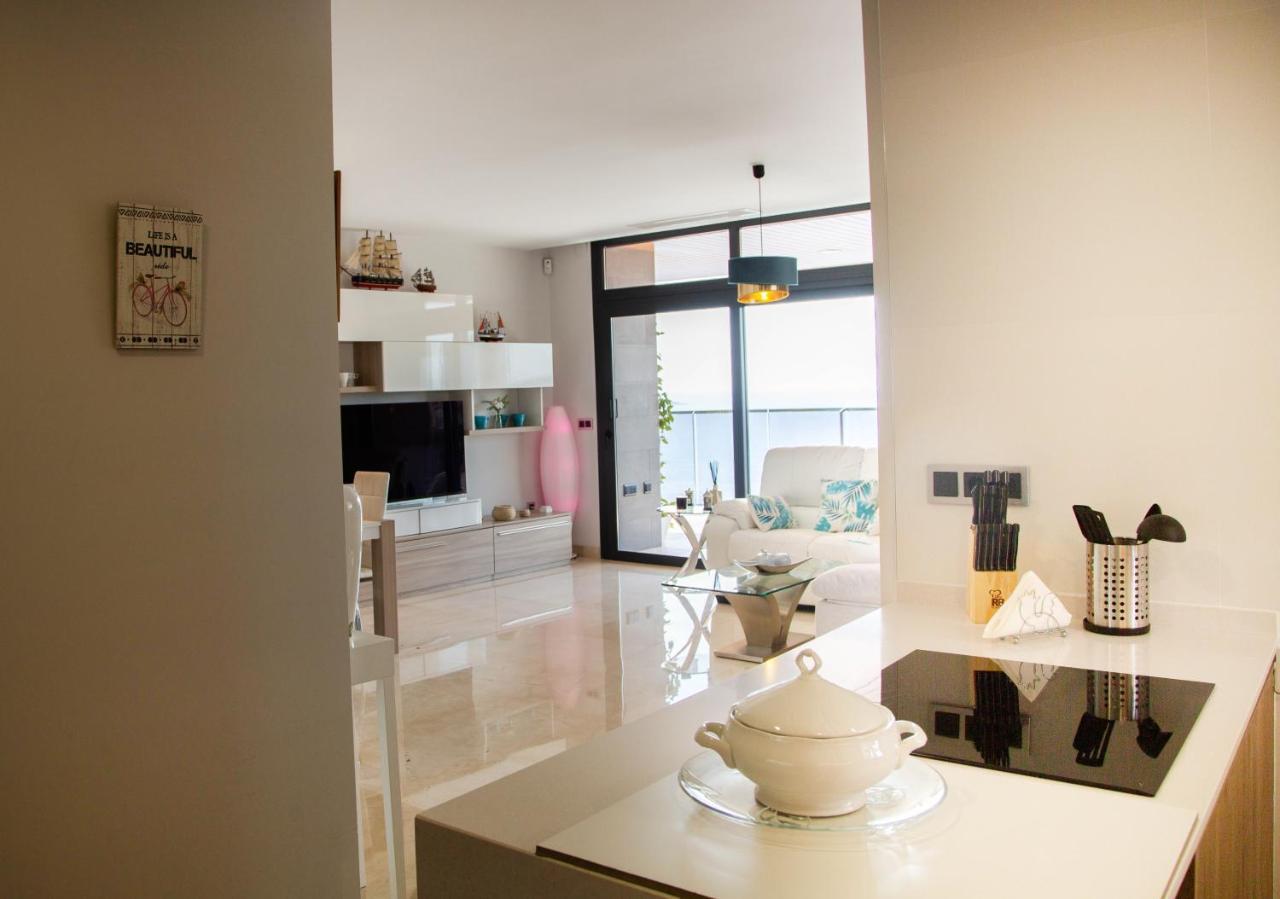 Sunset Waves Benidorm Julieta Vistas Al Mar Premium 200 Mt2 Con Jacuzzi En Terraza Διαμέρισμα Εξωτερικό φωτογραφία
